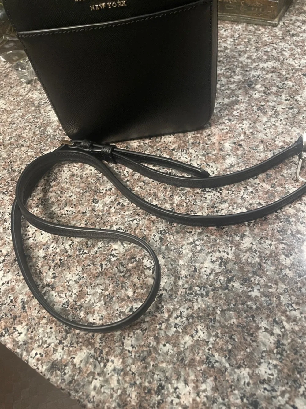 Kate Spade ♠️ New York Black Structured Top Handle Bag - Picture 9 of 11